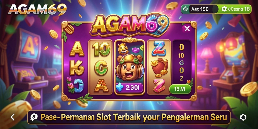 Tampilan menarik AGAM69 dengan gameplay Slot yang seru.