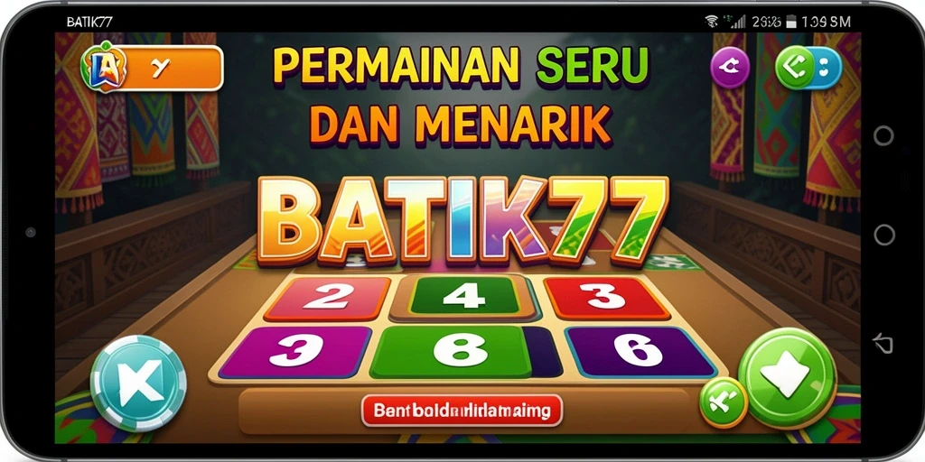 Screenshot gameplay BATIK77 yang menampilkan suasana bermain Bingo yang seru.