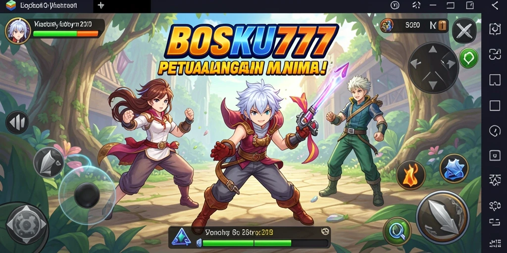 Tampilan gameplay BOSKU777 yang memukau dan penuh aksi.