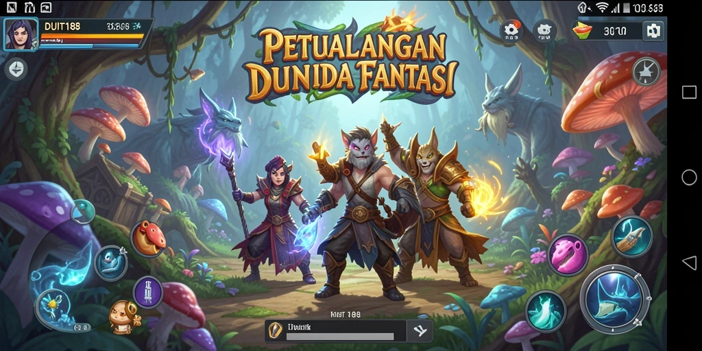 Tangkapan layar gameplay petualangan seru di DUIT188.