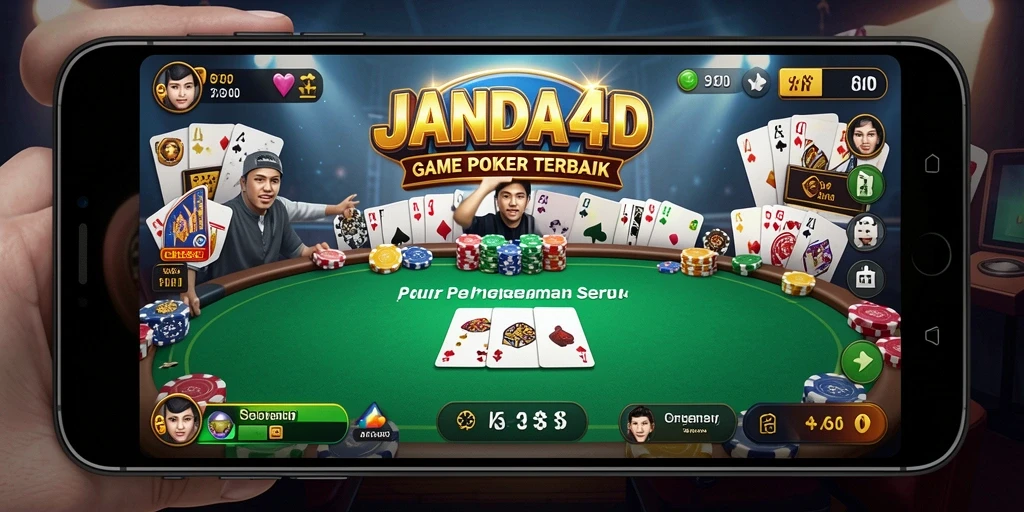 Tampilan gameplay JANDA4D yang menegangkan dan seru.