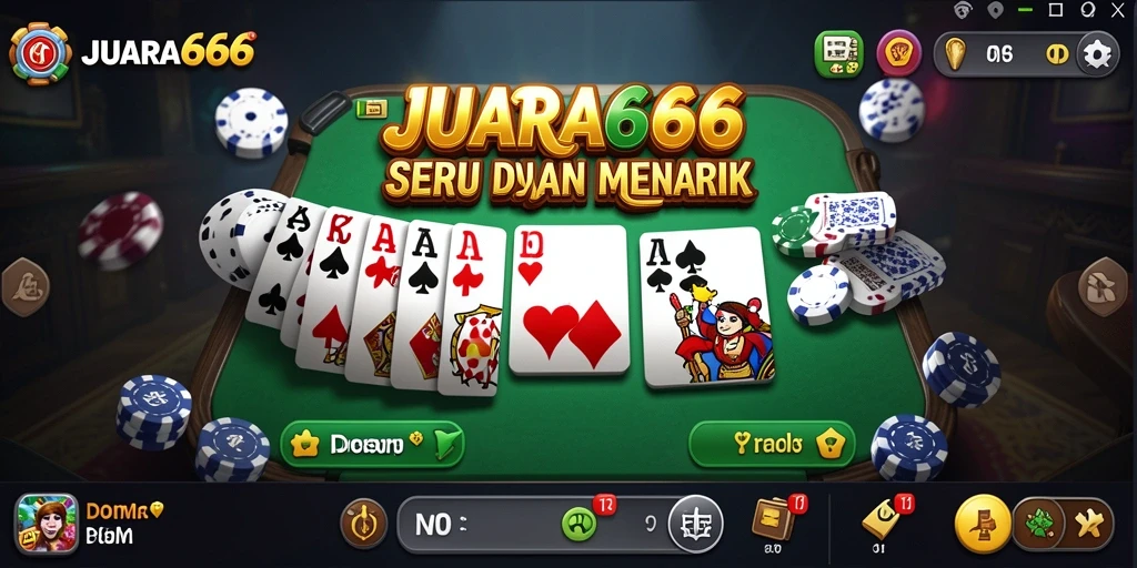 Tampilan gameplay JUARA666 yang seru dan menarik.