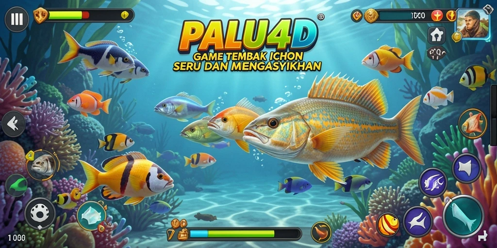 Gameplay seru Tembak Ikan dalam PALU4D yang penuh warna.