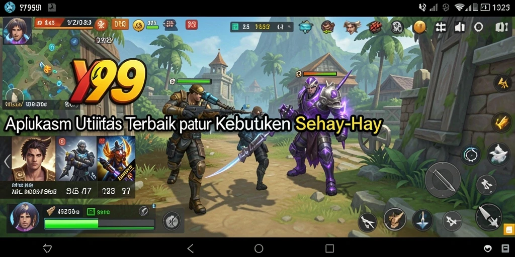 Tampilan antarmuka Y89 yang sederhana dan efektif.